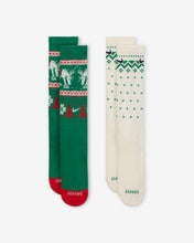 Load image into Gallery viewer, NIKE EVERYDAY PLUS CUSHIONED WINTER WONDERLAND CREW SOCKEN 2ER PACK MULTI-COLOR Bild 5
