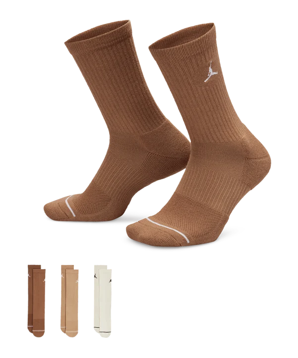 JORDAN CUSH CREW SOCKEN 3ER PACK MULTI-COLOR Bild 1