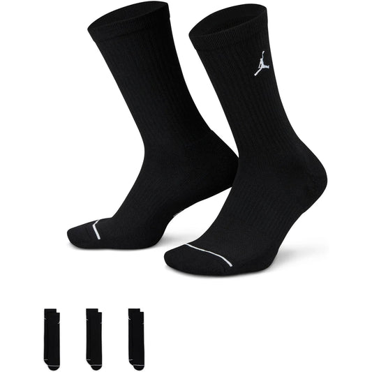 JORDAN CUSH CREW SOCKEN BLACK/WHITE Bild 1
