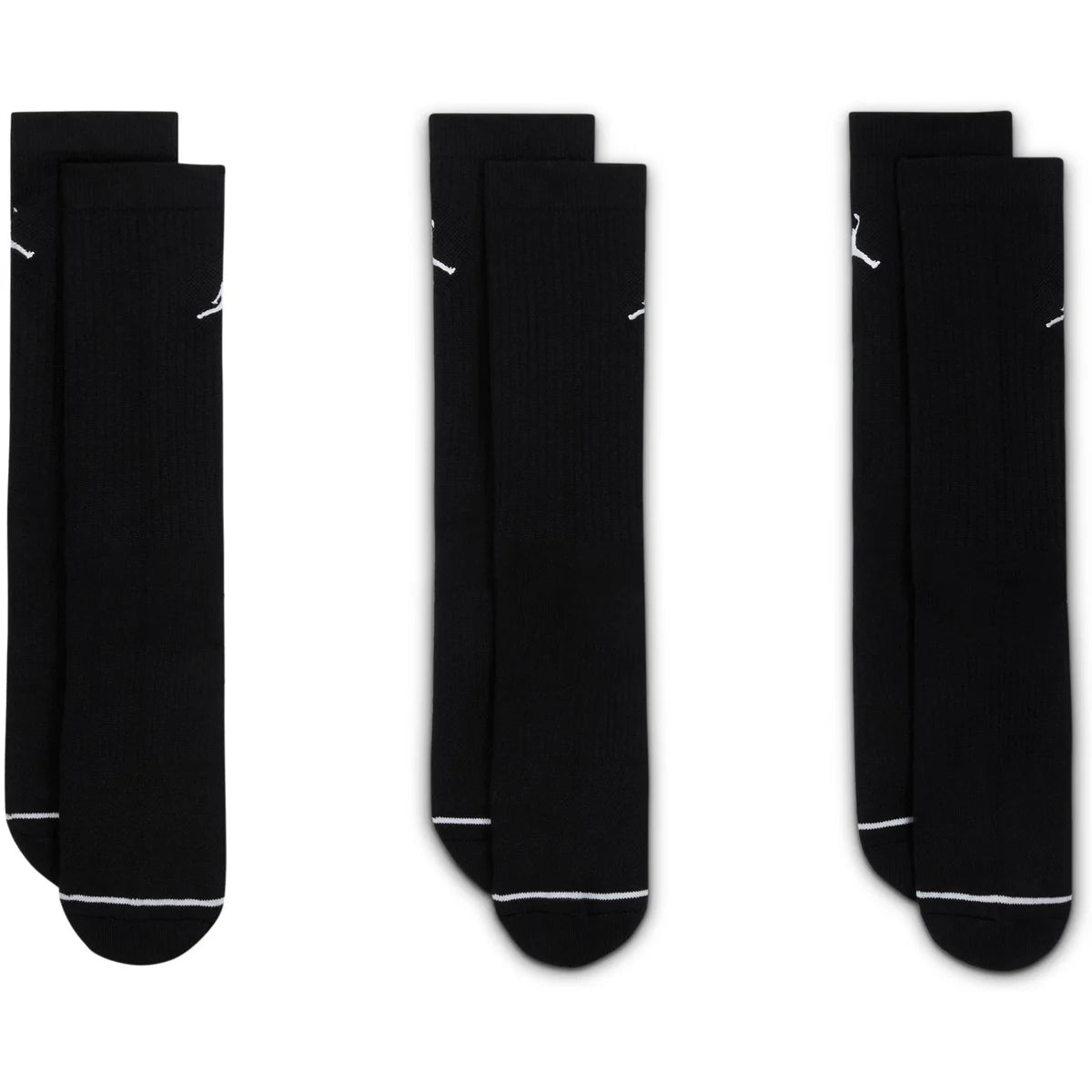 JORDAN CUSH CREW SOCKEN BLACK/WHITE Bild 2