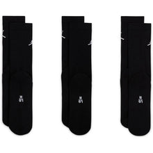 Load image into Gallery viewer, JORDAN CUSH CREW SOCKEN BLACK/WHITE Bild 3
