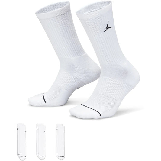 JORDAN CUSH CREW SOCKEN WHITE/BLACK Bild 1