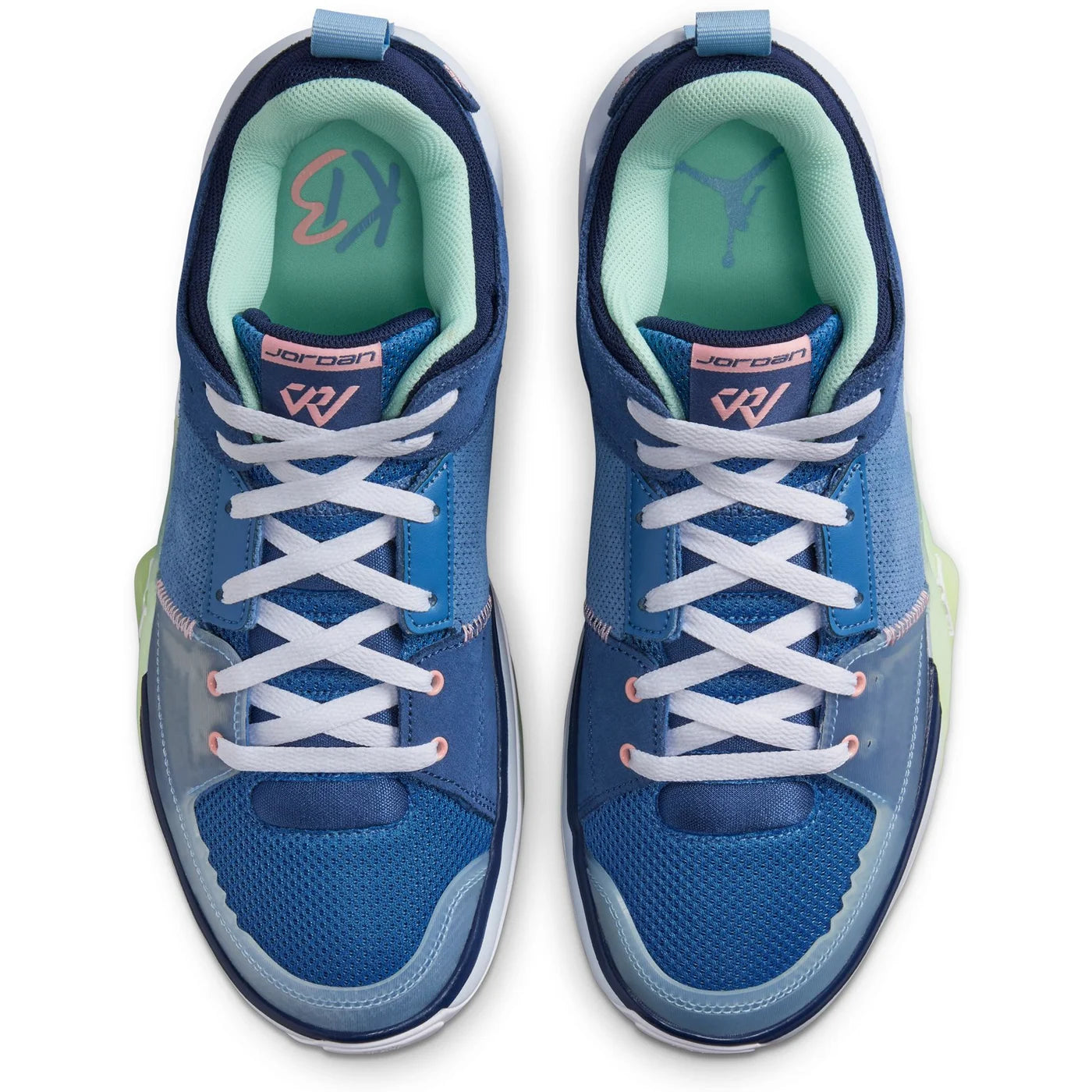 NIKE JORDAN ONE TAKE 5 STONE BLUE/BLEACHED CORAL-MYST Bild 3