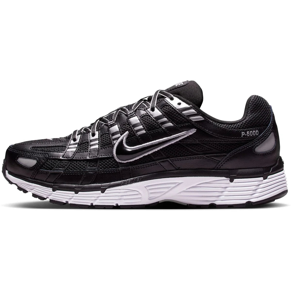 NIKE P-6000 BLACK/BLACK-WHITE-METALLIC SIL BLACK/BLACK-WHITE-METALLIC SIL Bild 4