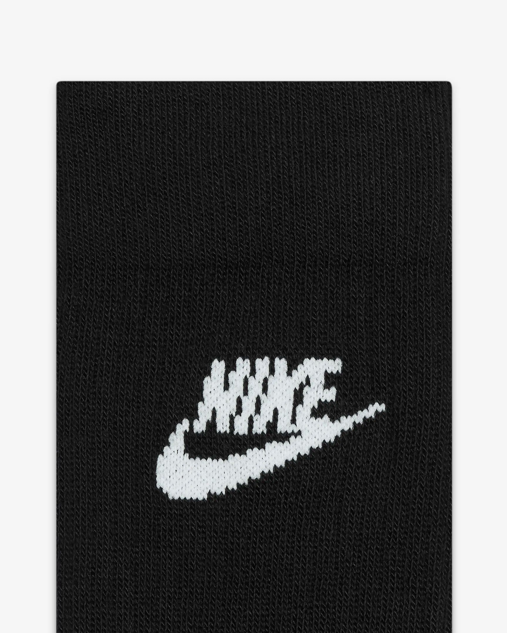 NIKE SPORTSWEAR EVERYDAY ESSENTIAL CREW SOCKEN BLACK/WHITE Bild 4