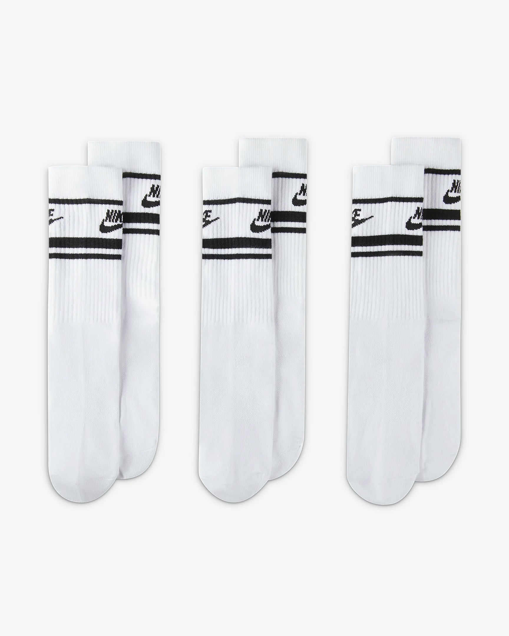 NIKE SPORTSWEAR EVERYDAY ESSENTIAL SOCKEN WHITE/BLACK/BLACK Bild 2