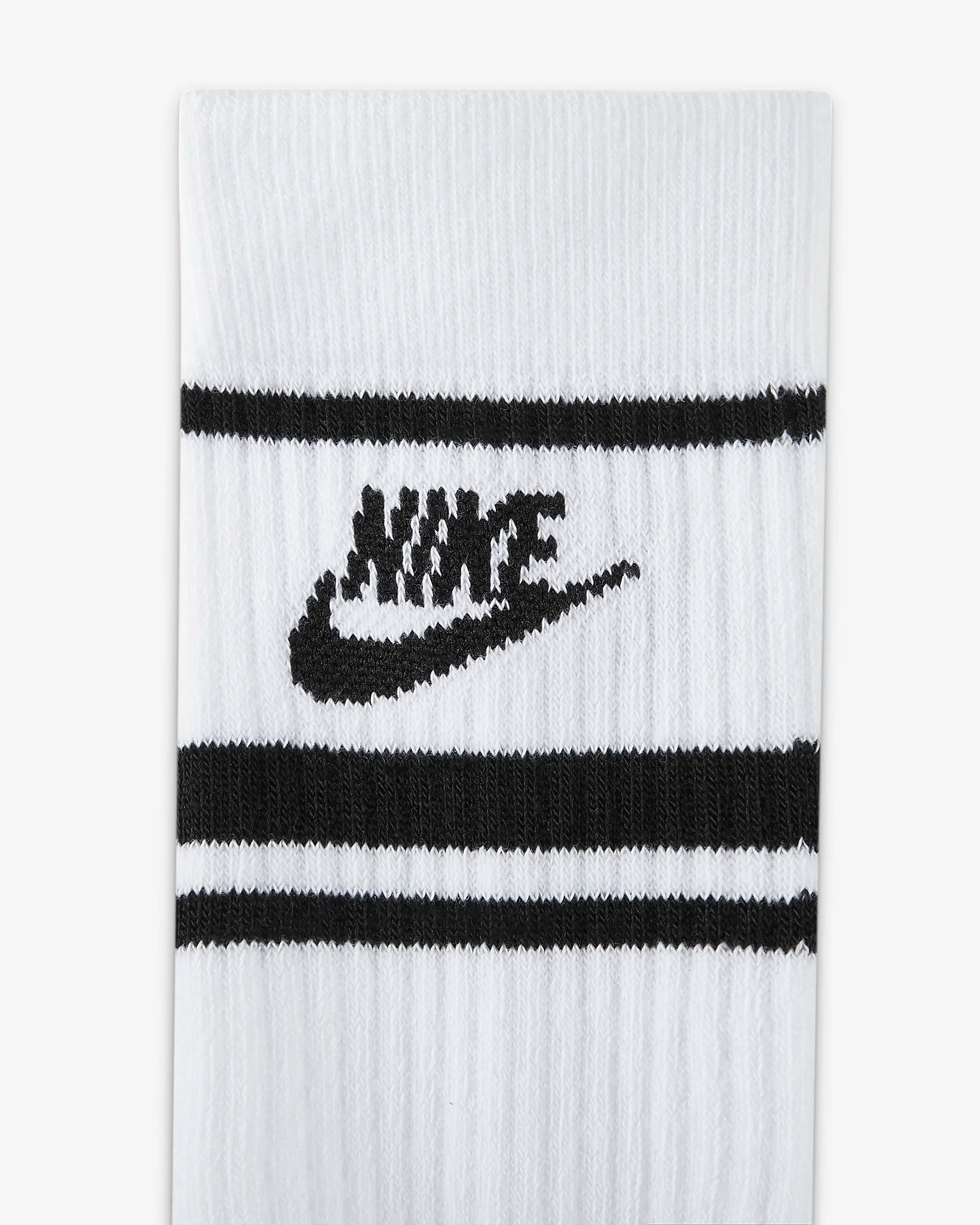NIKE SPORTSWEAR EVERYDAY ESSENTIAL SOCKEN WHITE/BLACK/BLACK Bild 4