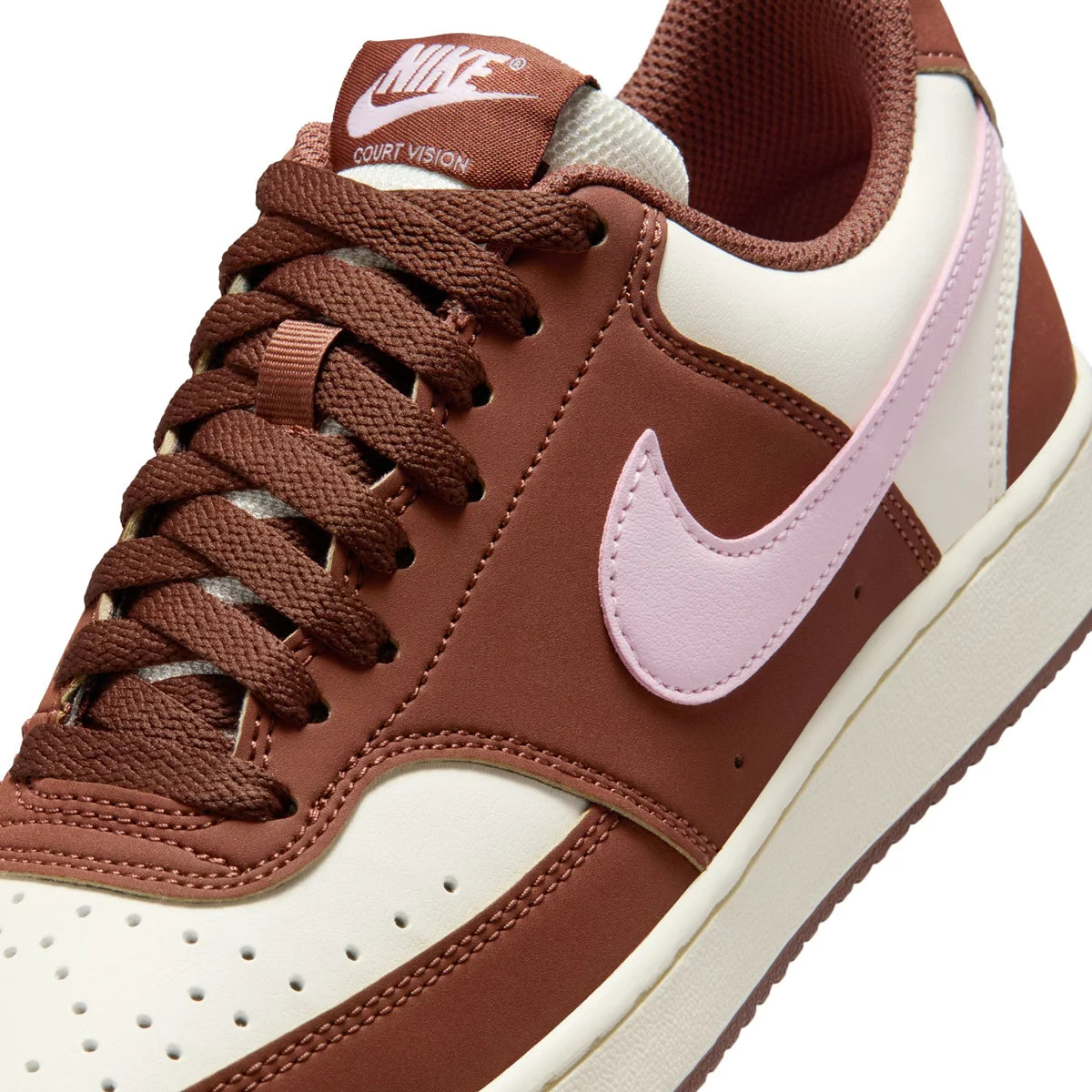 NIKE W COURT VISION LOW SOFT PEARL/PINK FOAM-FAUNA BRO Bild 3