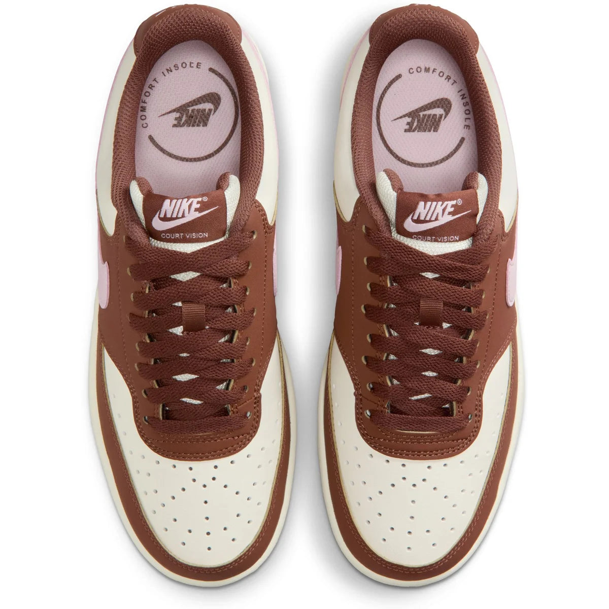 NIKE W COURT VISION LOW SOFT PEARL/PINK FOAM-FAUNA BRO Bild 5