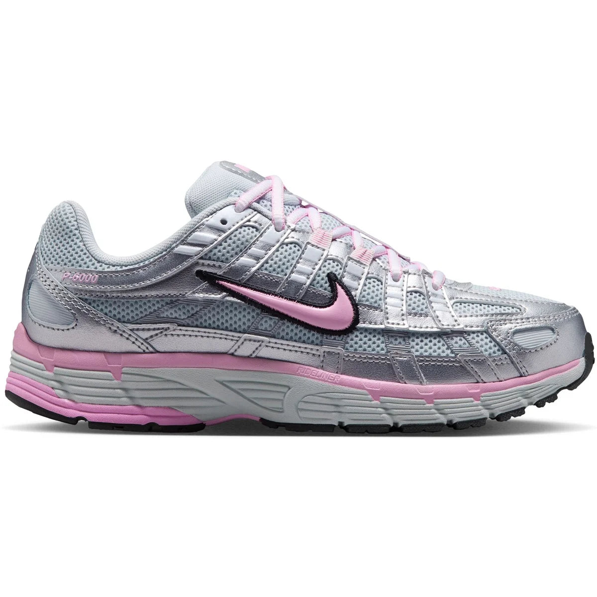 W NIKE P-6000 PURE PLATINUM/PINK RISE-METALL Bild 1