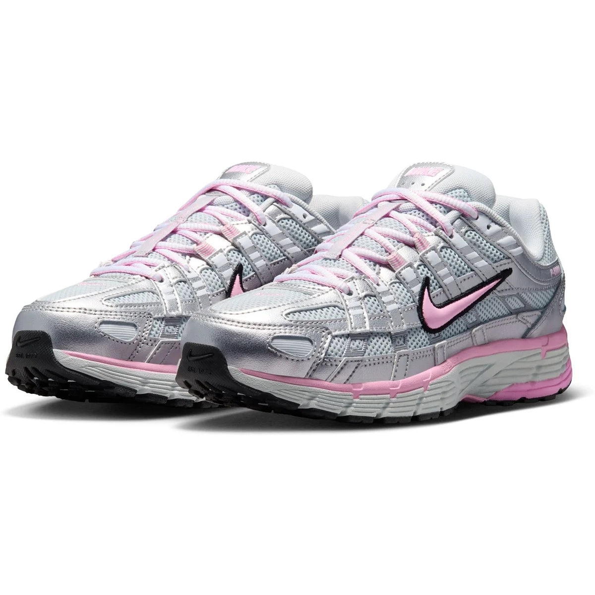 W NIKE P-6000 PURE PLATINUM/PINK RISE-METALL Bild 2