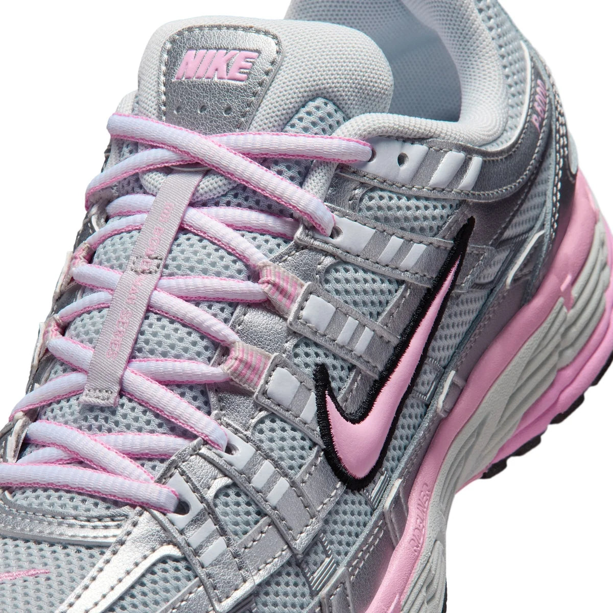 W NIKE P-6000 PURE PLATINUM/PINK RISE-METALL Bild 3