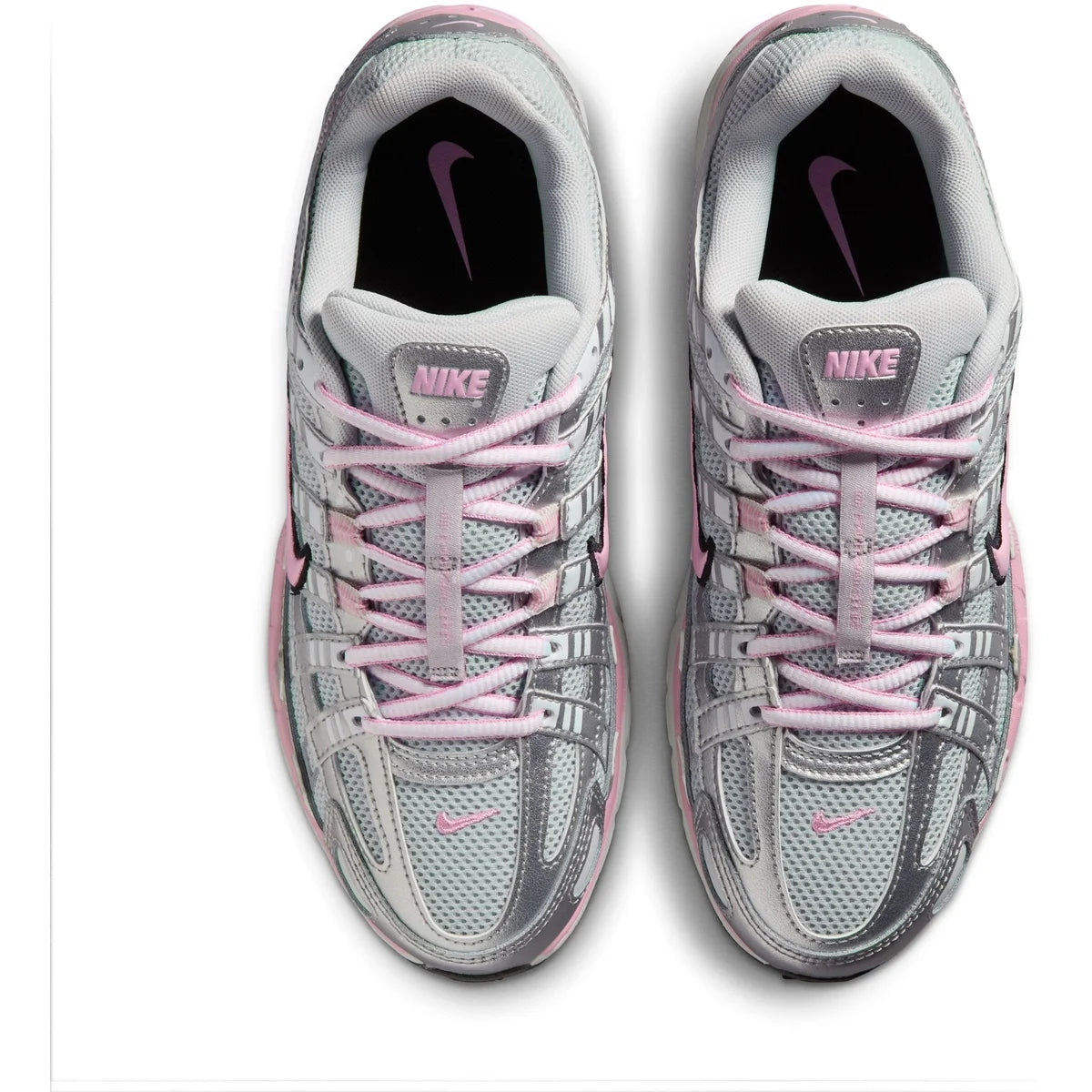W NIKE P-6000 PURE PLATINUM/PINK RISE-METALL Bild 4