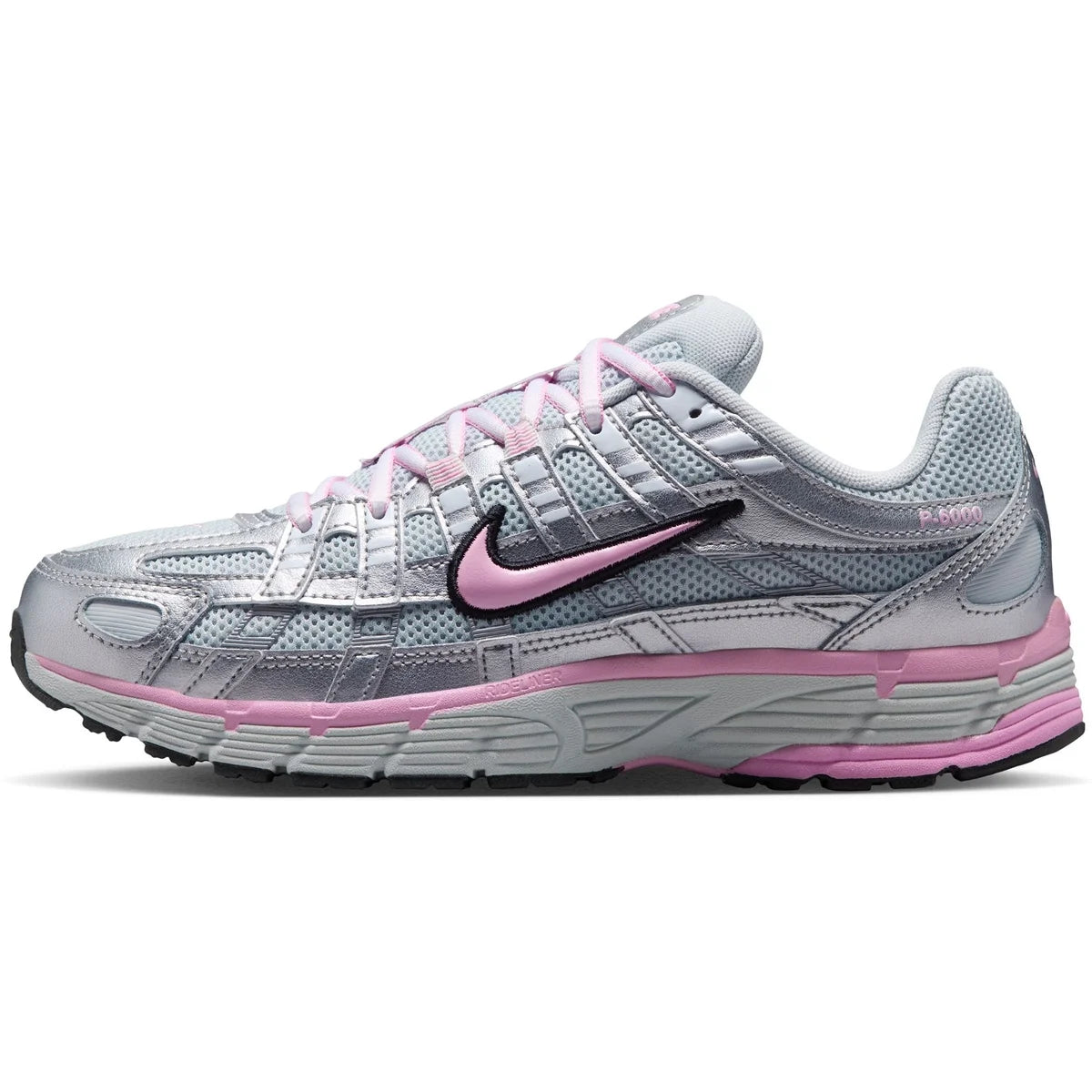 W NIKE P-6000 PURE PLATINUM/PINK RISE-METALL Bild 7