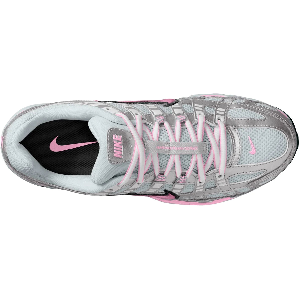 W NIKE P-6000 PURE PLATINUM/PINK RISE-METALL Bild 9