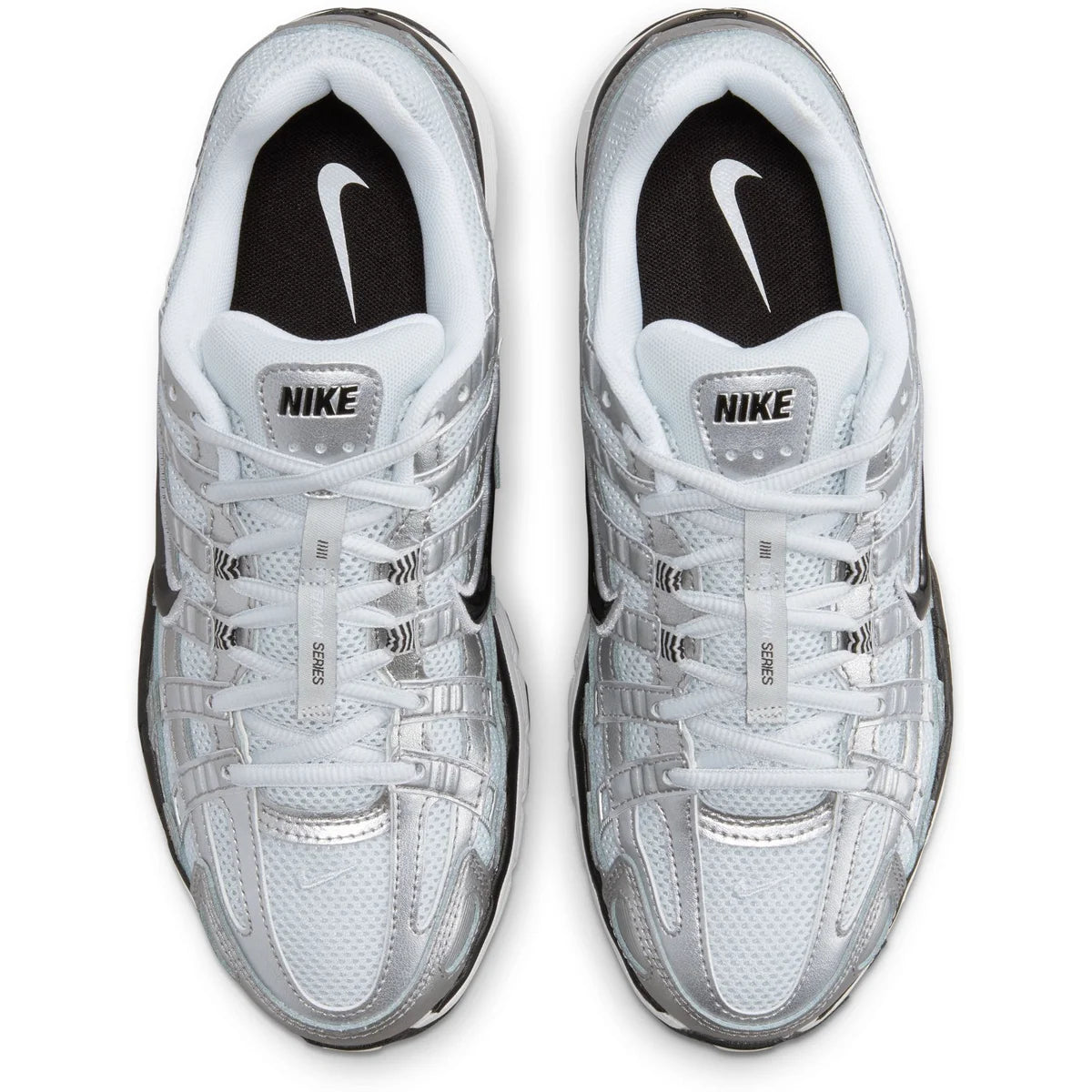 NIKE WMNS P-6000 WHITE/BLACK-METALLIC SILVER Bild 3