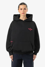 Lade das Bild in den Galerie-Viewer, PEGADOR AILIS OVERSIZED HOODIE WASHED BLACK WASHED BLACK Bild 4
