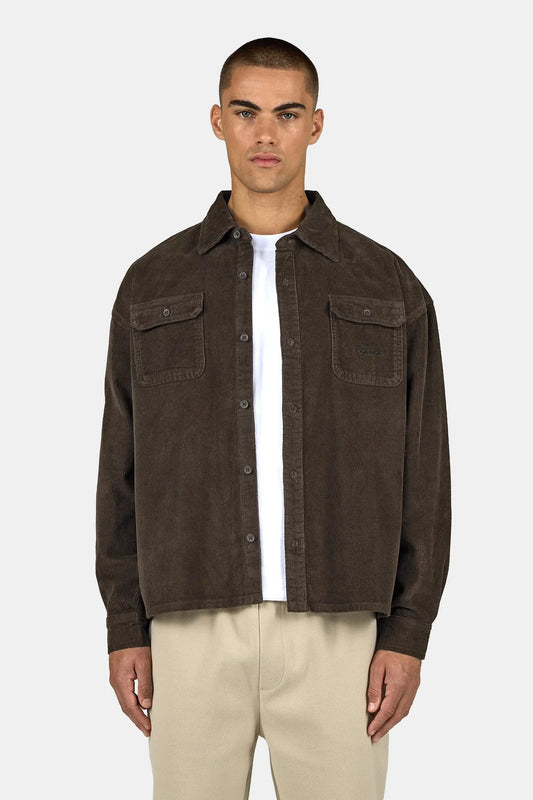 PEGADOR BILASPUR WIDE CORD SHIRT WALNUT BROWN WALNUT BROWN Bild 1