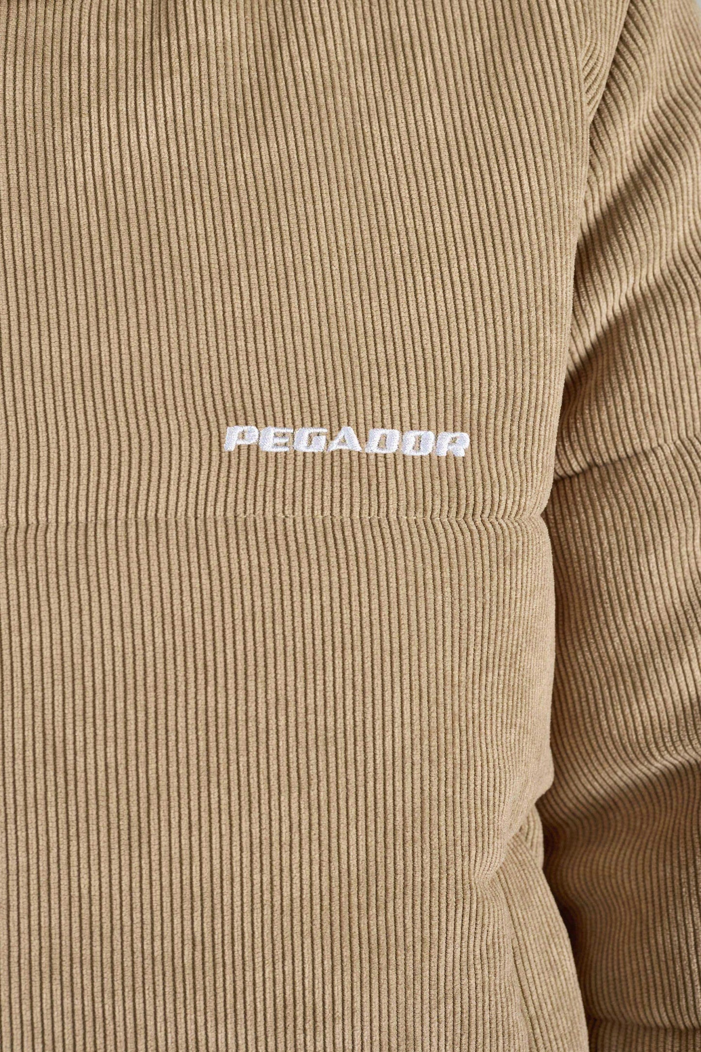 PEGADOR BLANCA CORDUROY PUFFER JACKET SAND SAND Bild 7