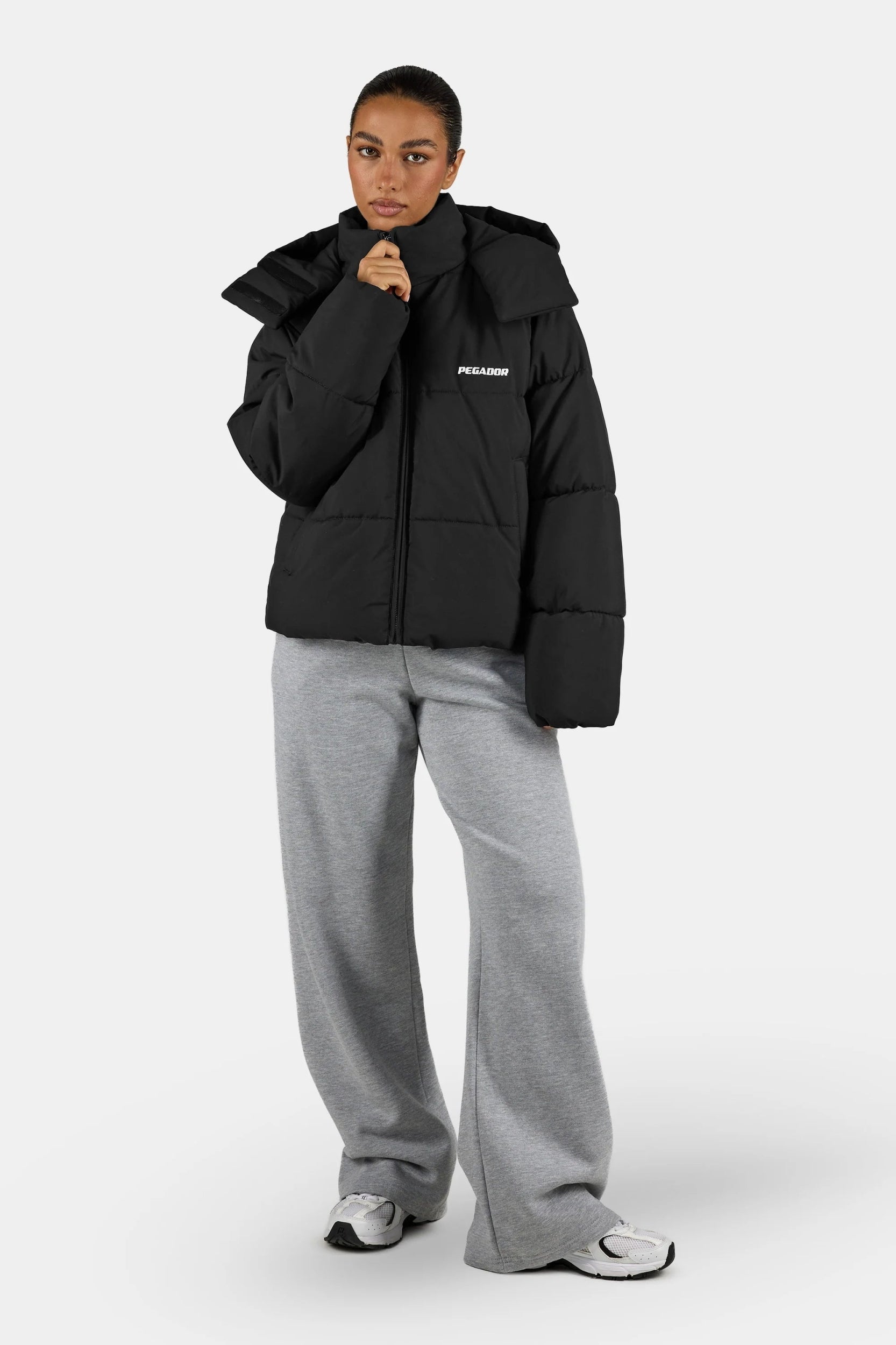 PEGADOR BLANCA PUFFER JACKET BLACK BLACK Bild 3