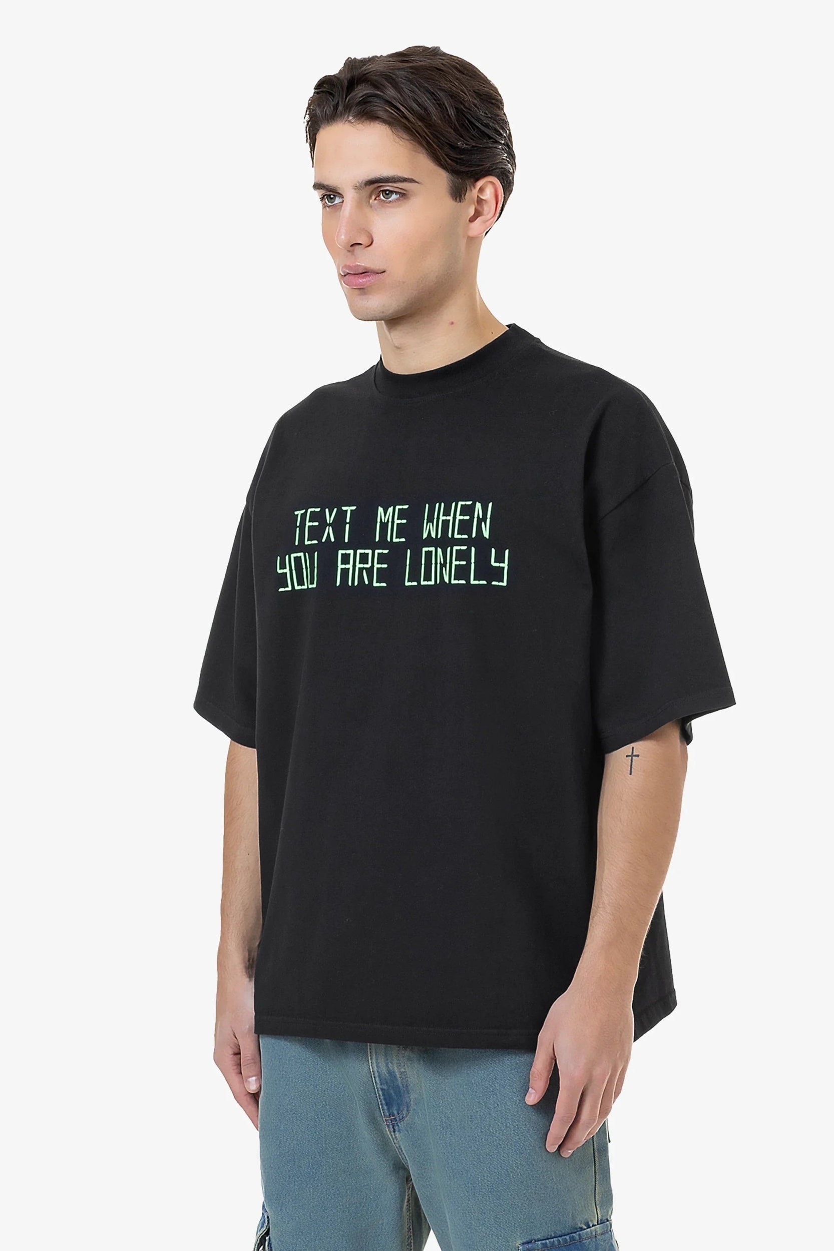 PEGADOR BLEEK BOXY TEE WASHED BLACK WASHED BLACK Bild 4