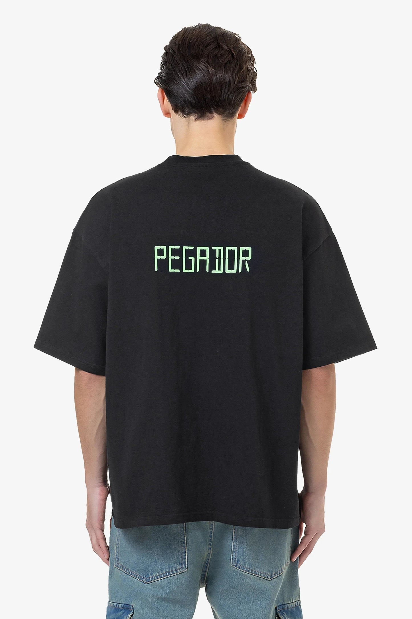 PEGADOR BLEEK BOXY TEE WASHED BLACK WASHED BLACK Bild 5