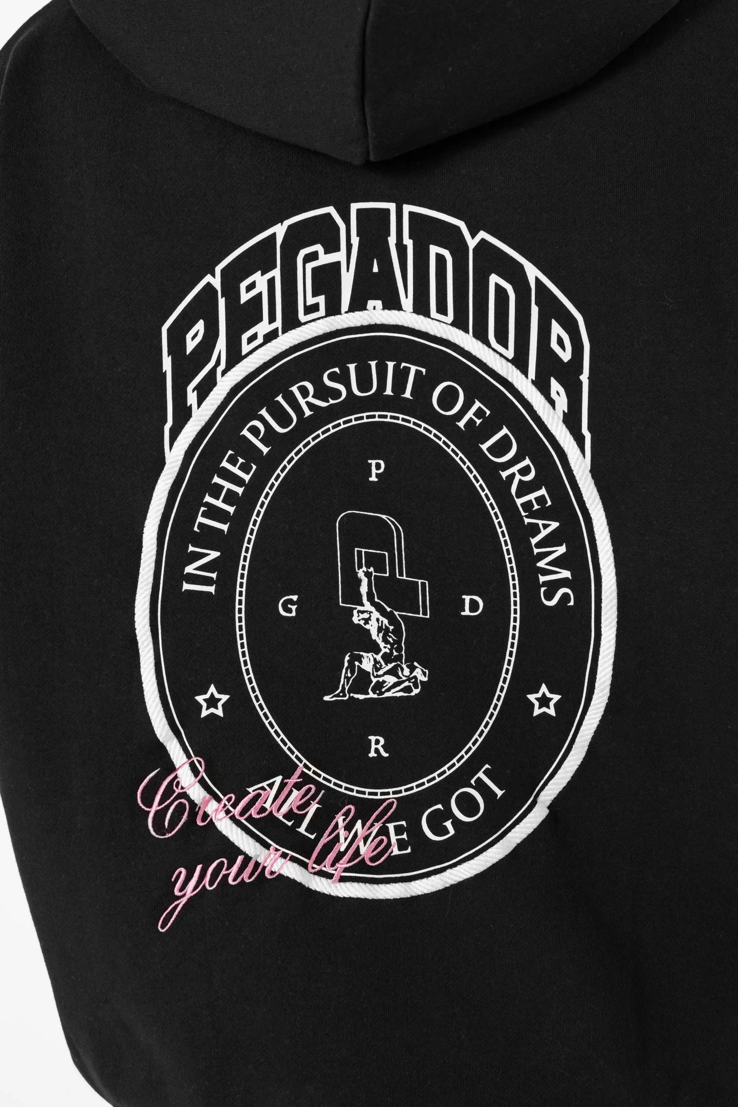 PEGADOR CREGO OVERSIZED HOODIE WASHED BLACK WASHED BLACK Bild 7