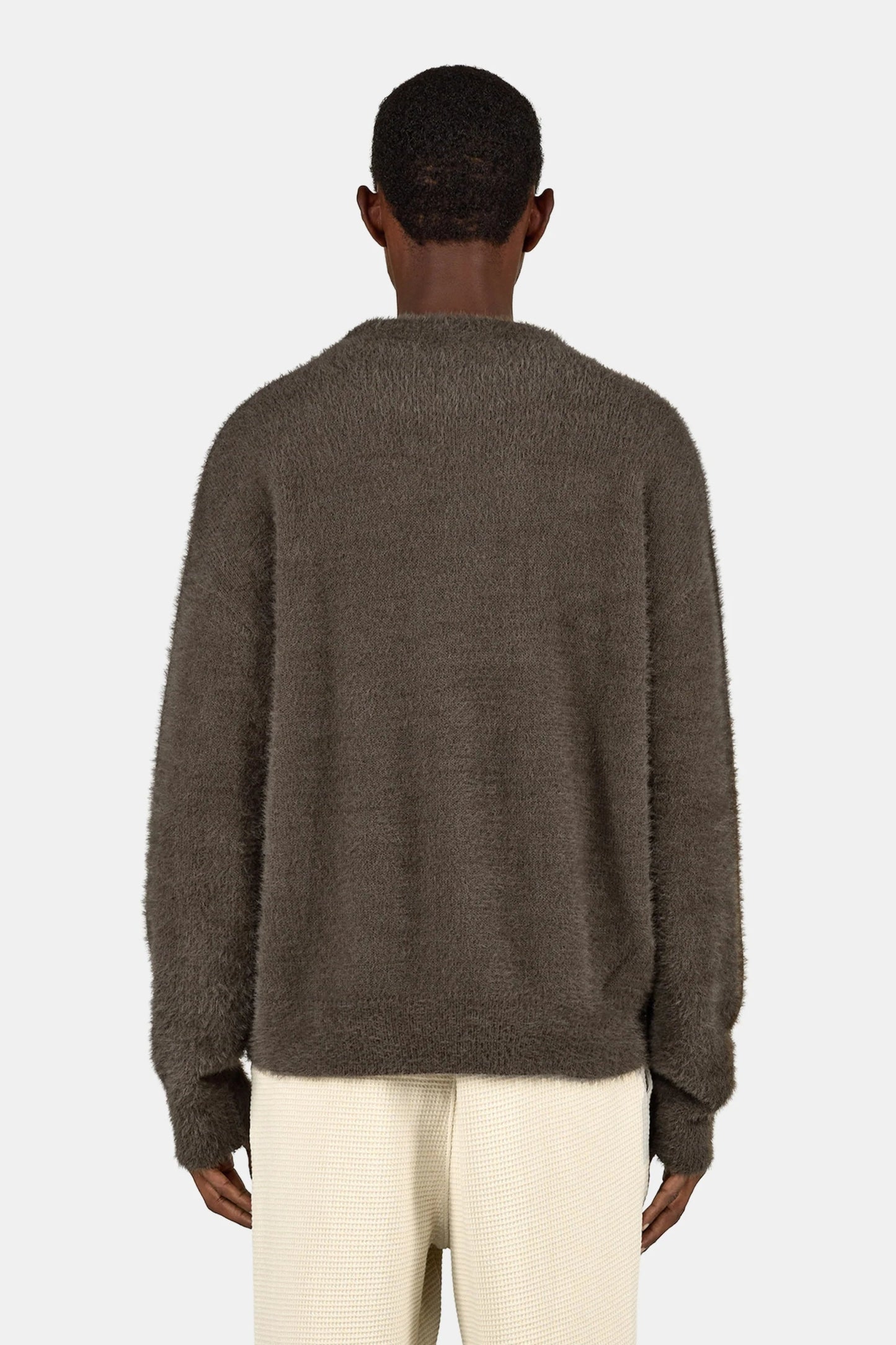 PEGADOR DALIAN FURRY KNIT SWEATER WALNUT BROWN WALNUT BROWN Bild 4
