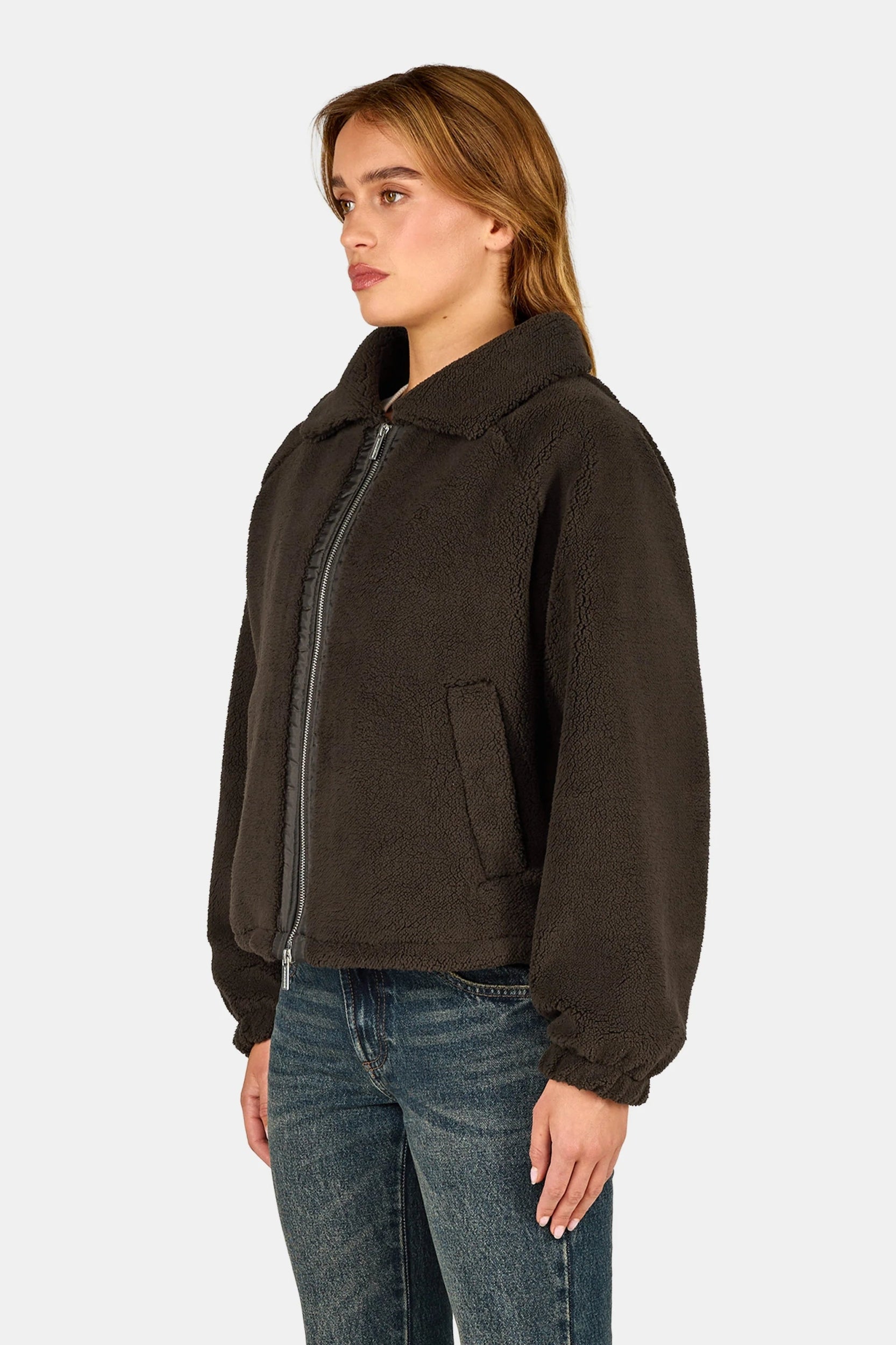 PEGADOR ENNA TEDDY JACKET WALNUT BROWN WALNUT BROWN Bild 4