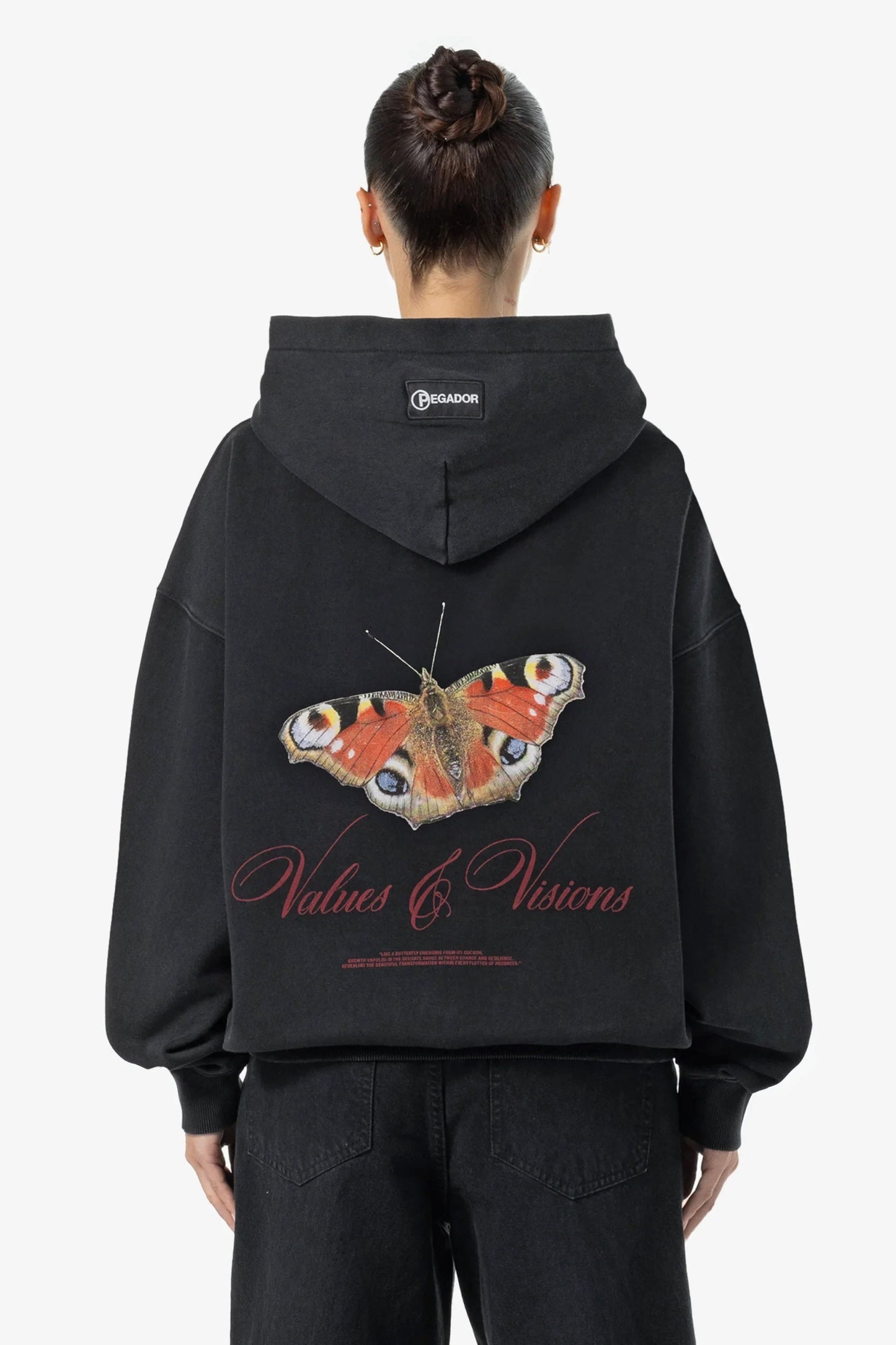 PEGADOR FIA OVERSIZED HOODIE VINTAGE BLACK VINTAGE BLACK Bild 1