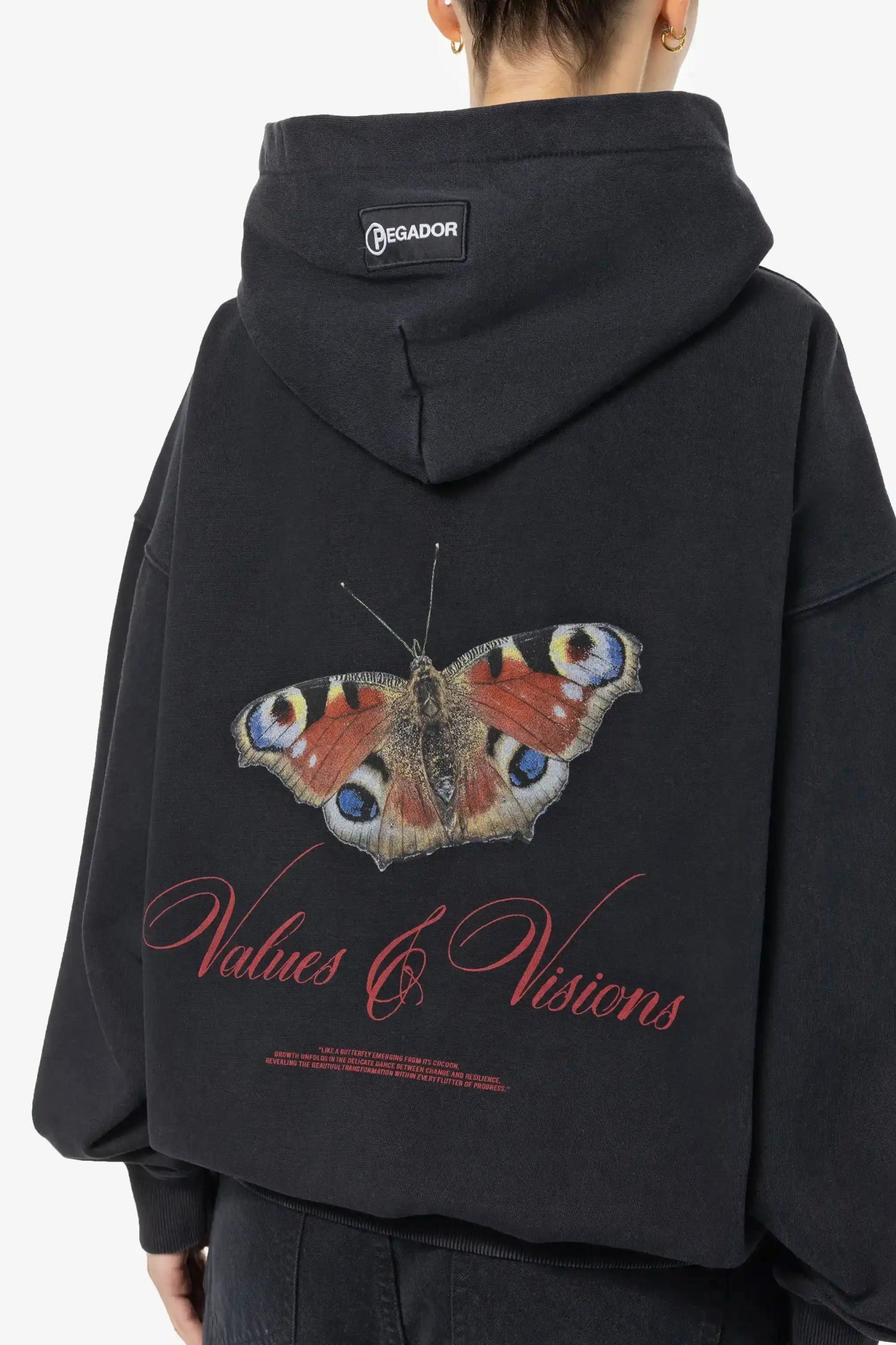 PEGADOR FIA OVERSIZED HOODIE VINTAGE BLACK VINTAGE BLACK Bild 3
