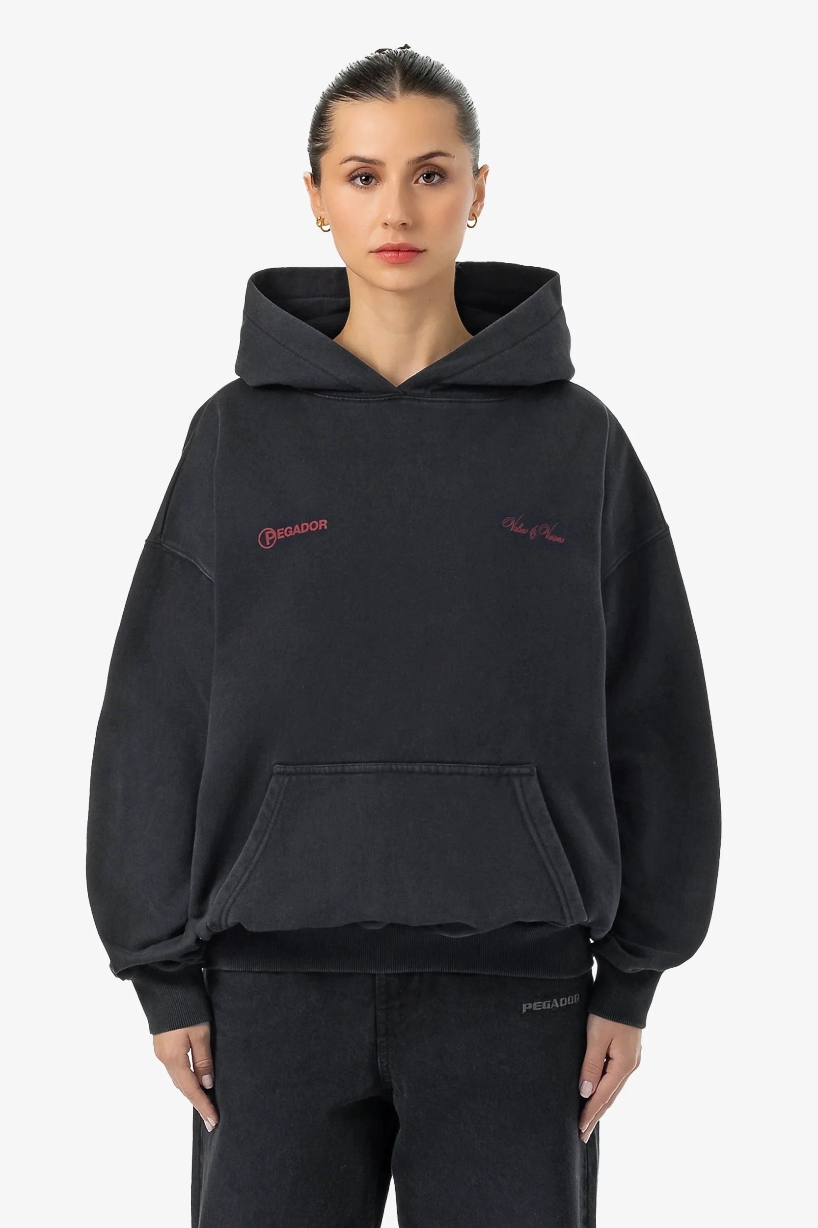 PEGADOR FIA OVERSIZED HOODIE VINTAGE BLACK VINTAGE BLACK Bild 4