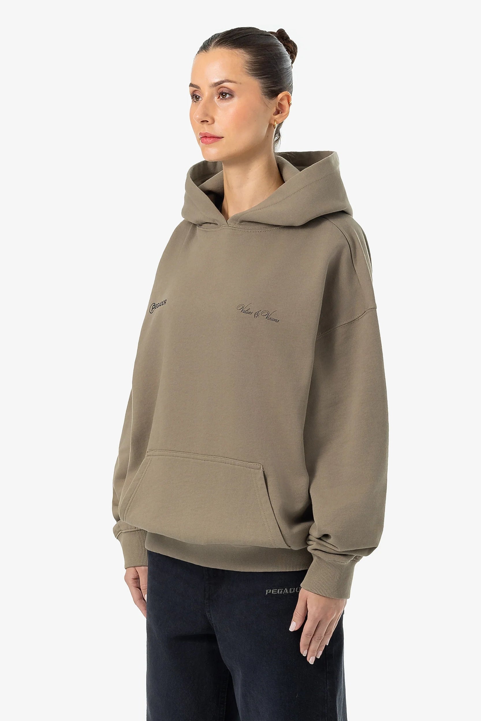 PEGADOR FIA OVERSIZED HOODIE WASHED DESERT TAUPE WASHED DESERT TAUPE Bild 5