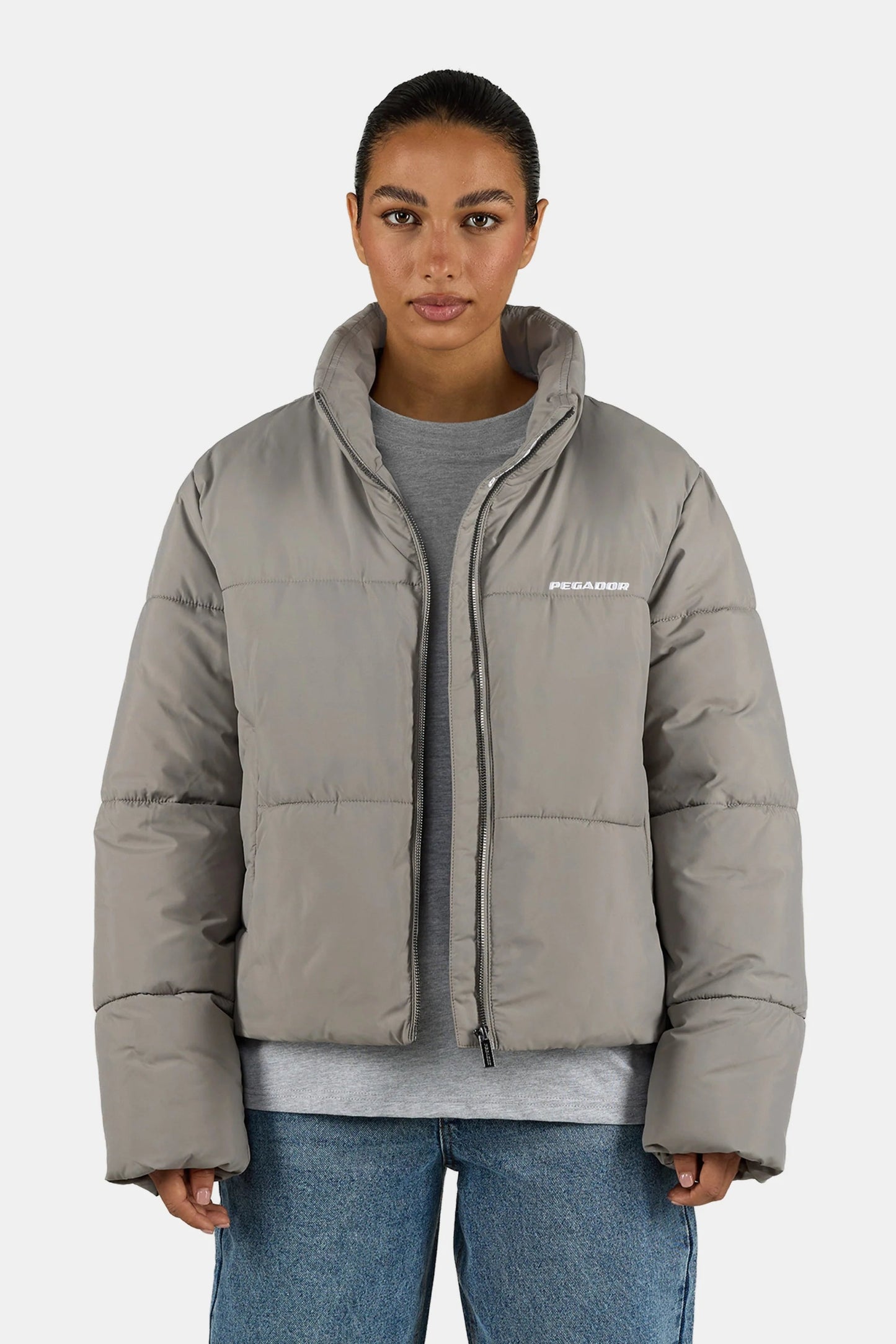 PEGADOR GEORGIA PUFFER JACKET ROCK GREY GREY Bild 1