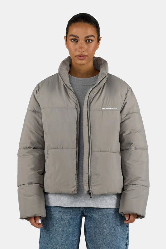 PEGADOR GEORGIA PUFFER JACKET ROCK GREY GREY Bild 1
