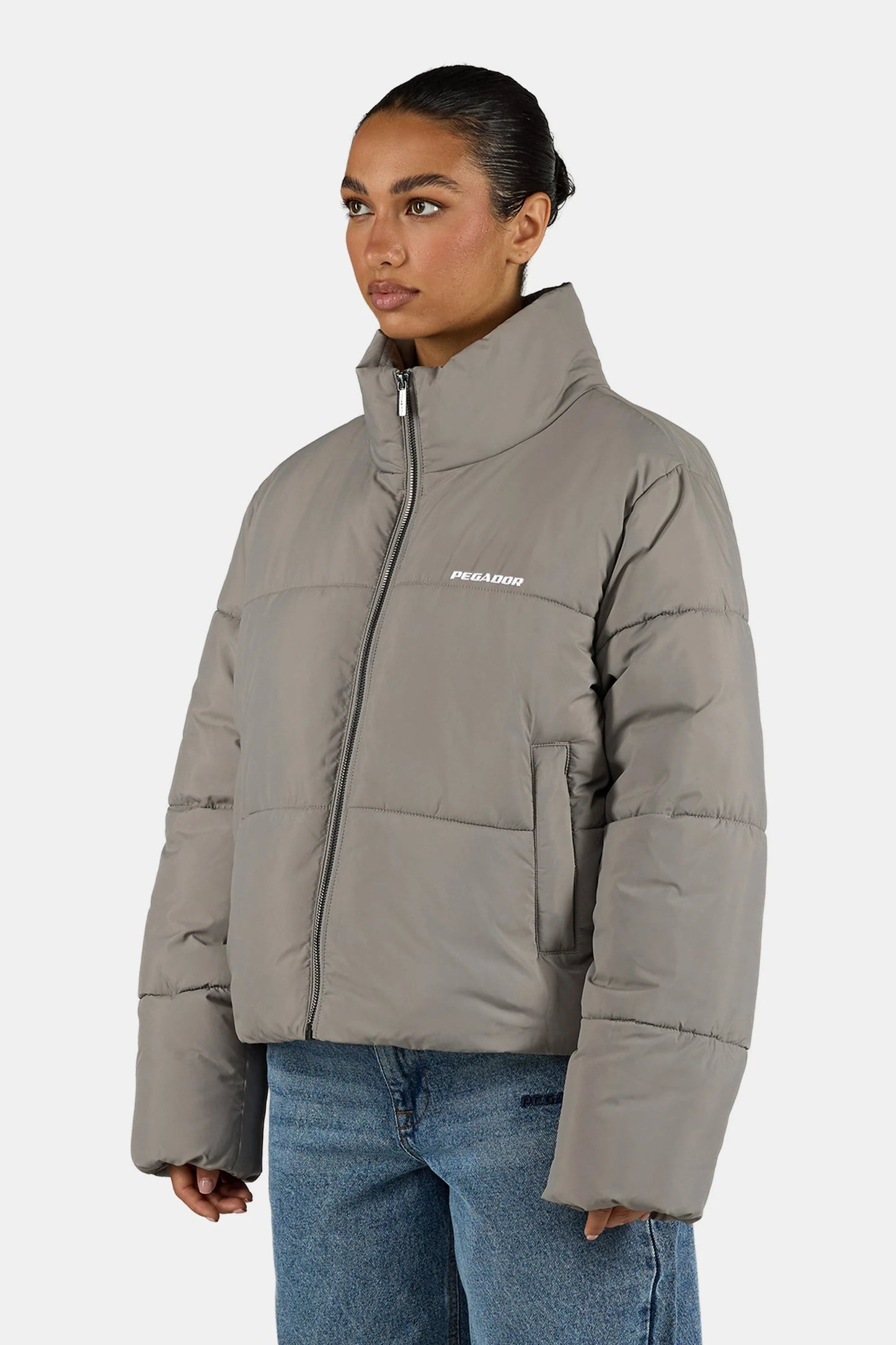 PEGADOR GEORGIA PUFFER JACKET ROCK GREY GREY Bild 5