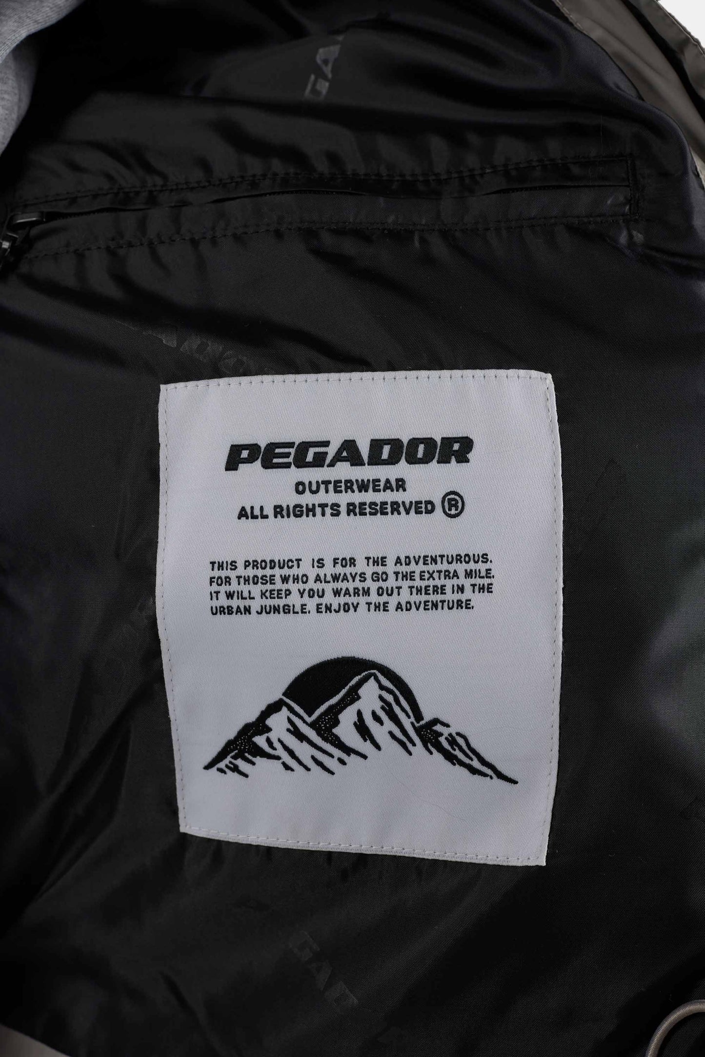 PEGADOR GEORGIA PUFFER JACKET ROCK GREY GREY Bild 8