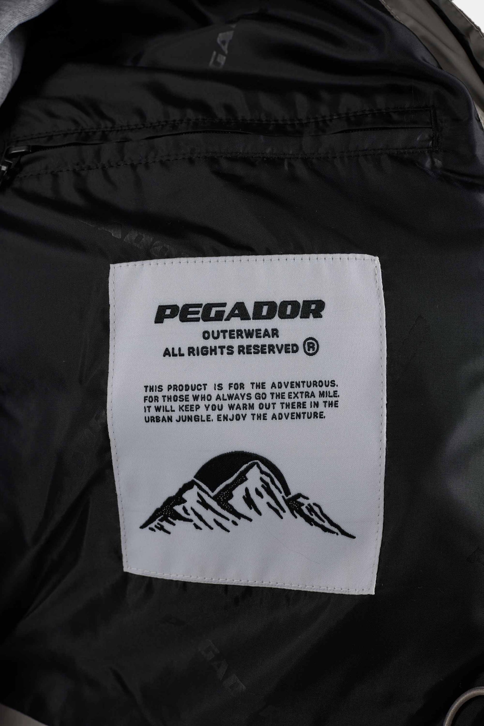 PEGADOR GEORGIA PUFFER JACKET ROCK GREY GREY Bild 8
