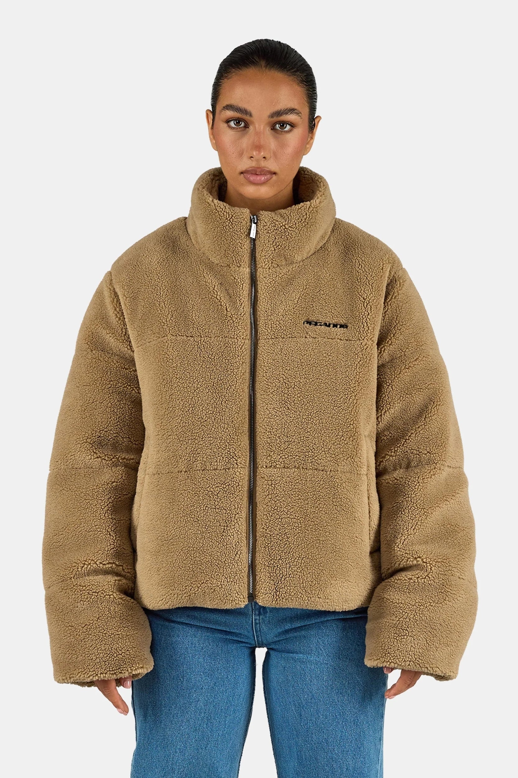 PEGADOR GEORGIA TEDDY PUFFER JACKET SAND SAND Bild 4