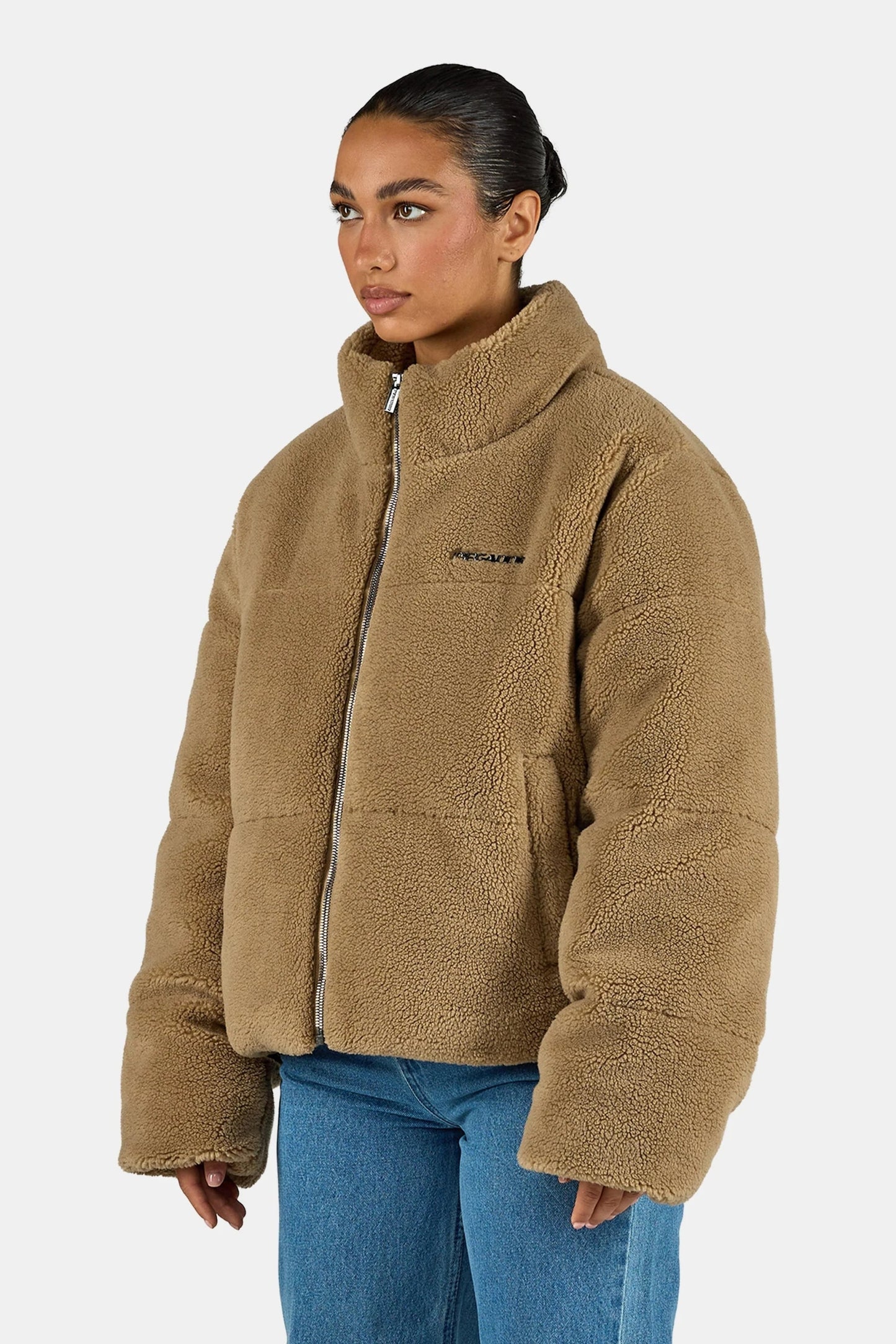 PEGADOR GEORGIA TEDDY PUFFER JACKET SAND SAND Bild 5