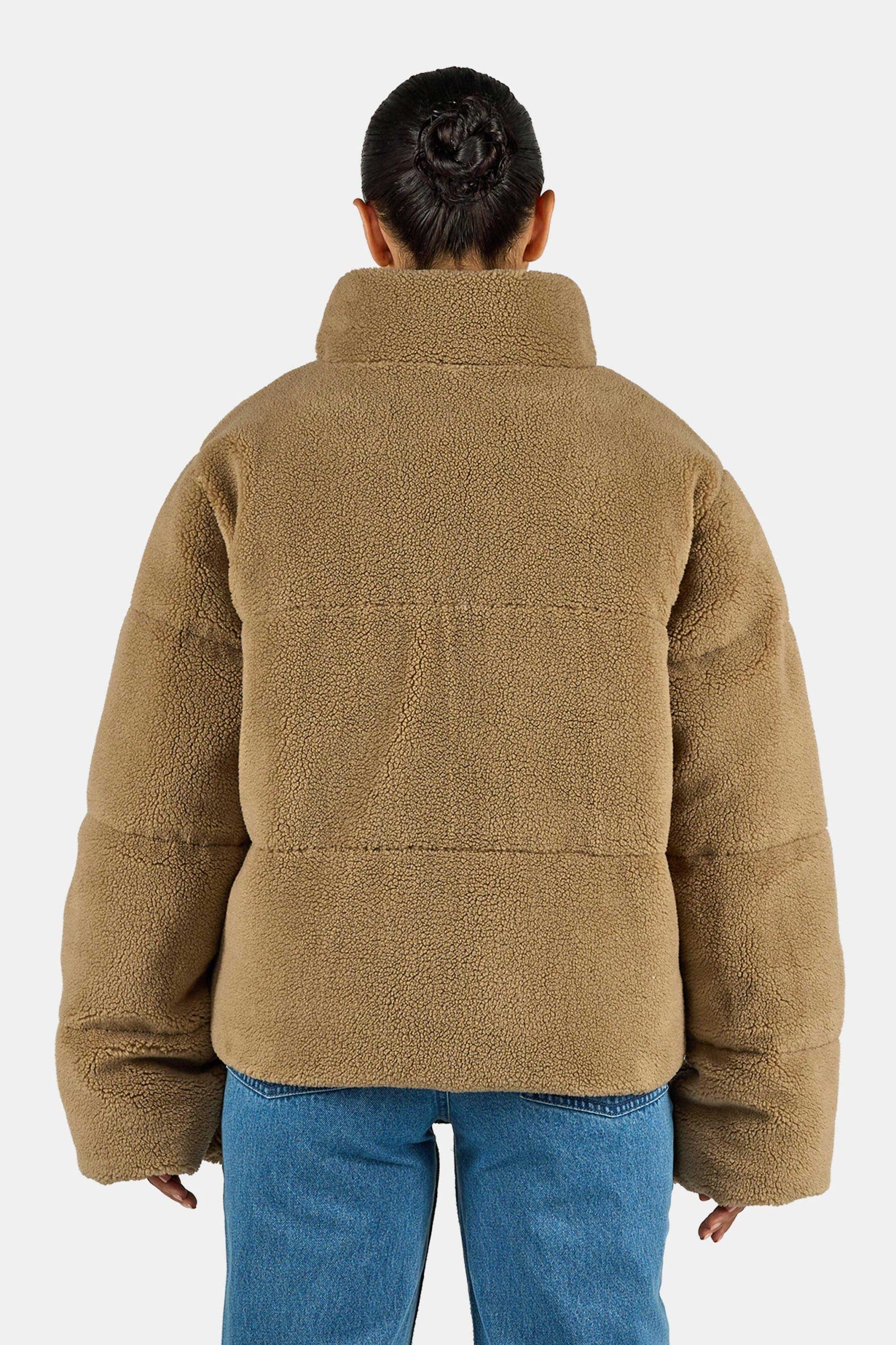 PEGADOR GEORGIA TEDDY PUFFER JACKET SAND SAND Bild 6
