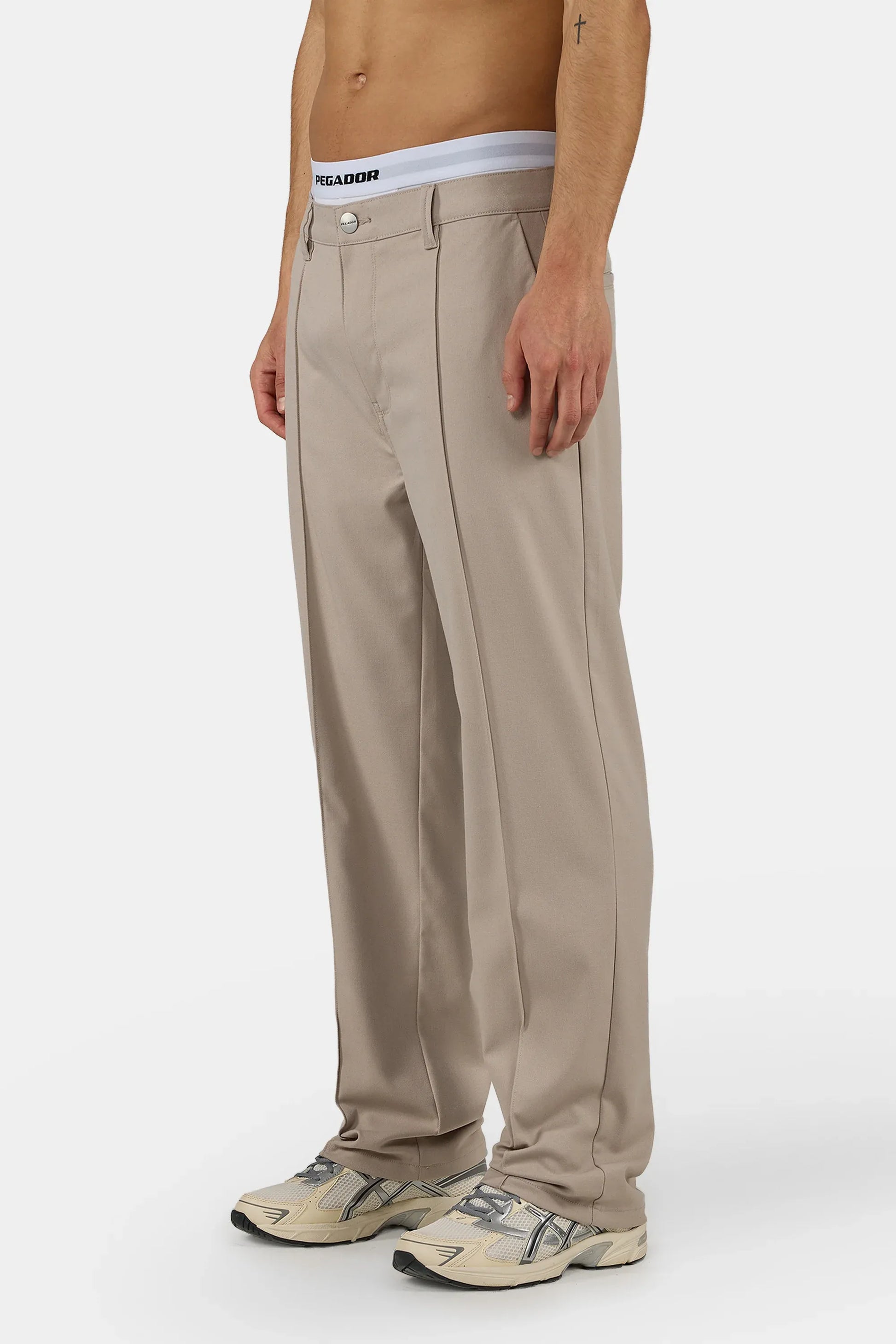PEGADOR GUIDER REGULAR SUIT PANTS DARK STONE Bild 2