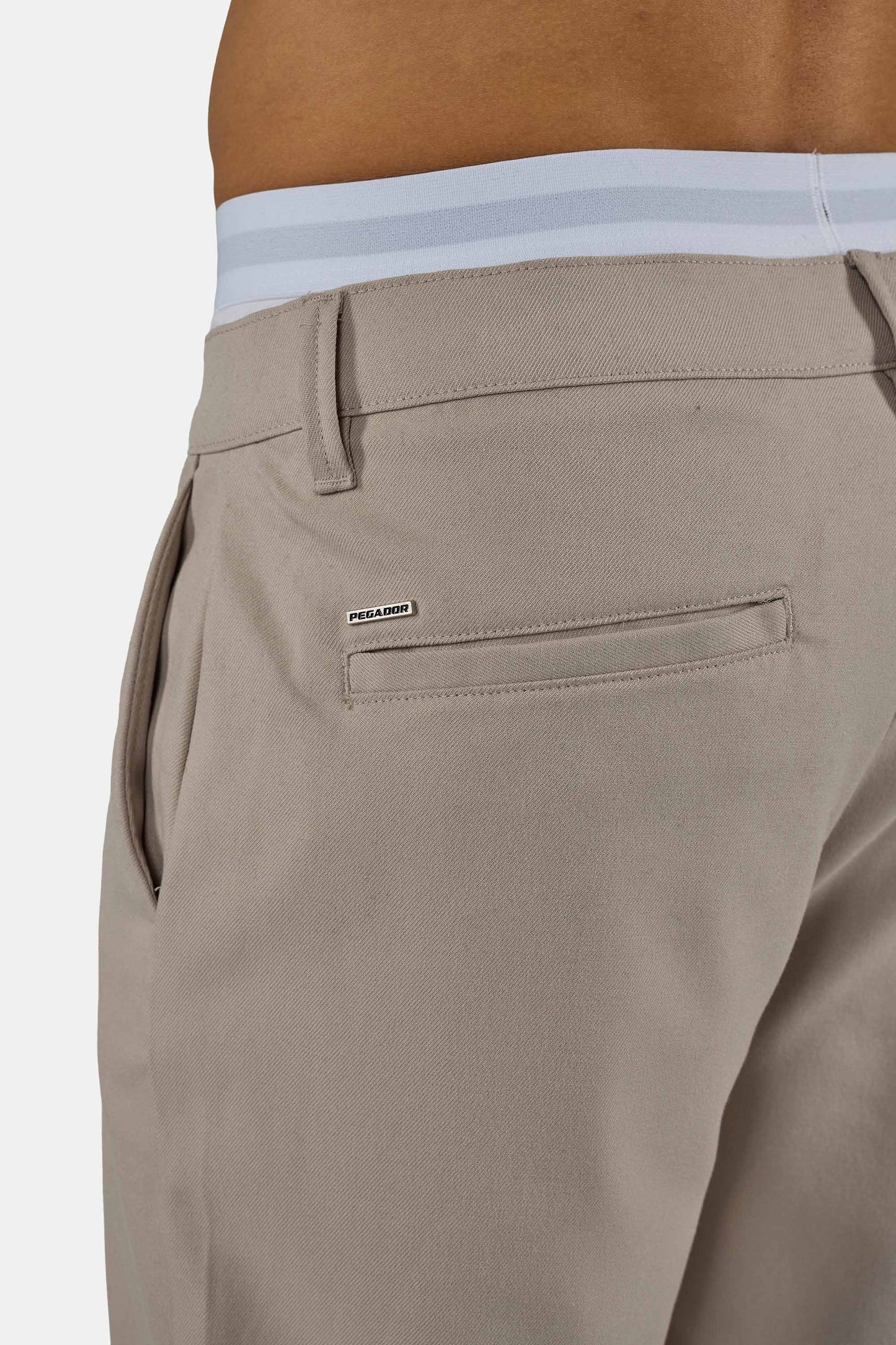 PEGADOR GUIDER REGULAR SUIT PANTS DARK STONE Bild 5
