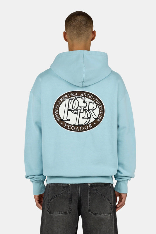 PEGADOR HAARLEM OVERSIZED HOODIE WASHED FROST BLUE WASHED FROST BLUE Bild 1