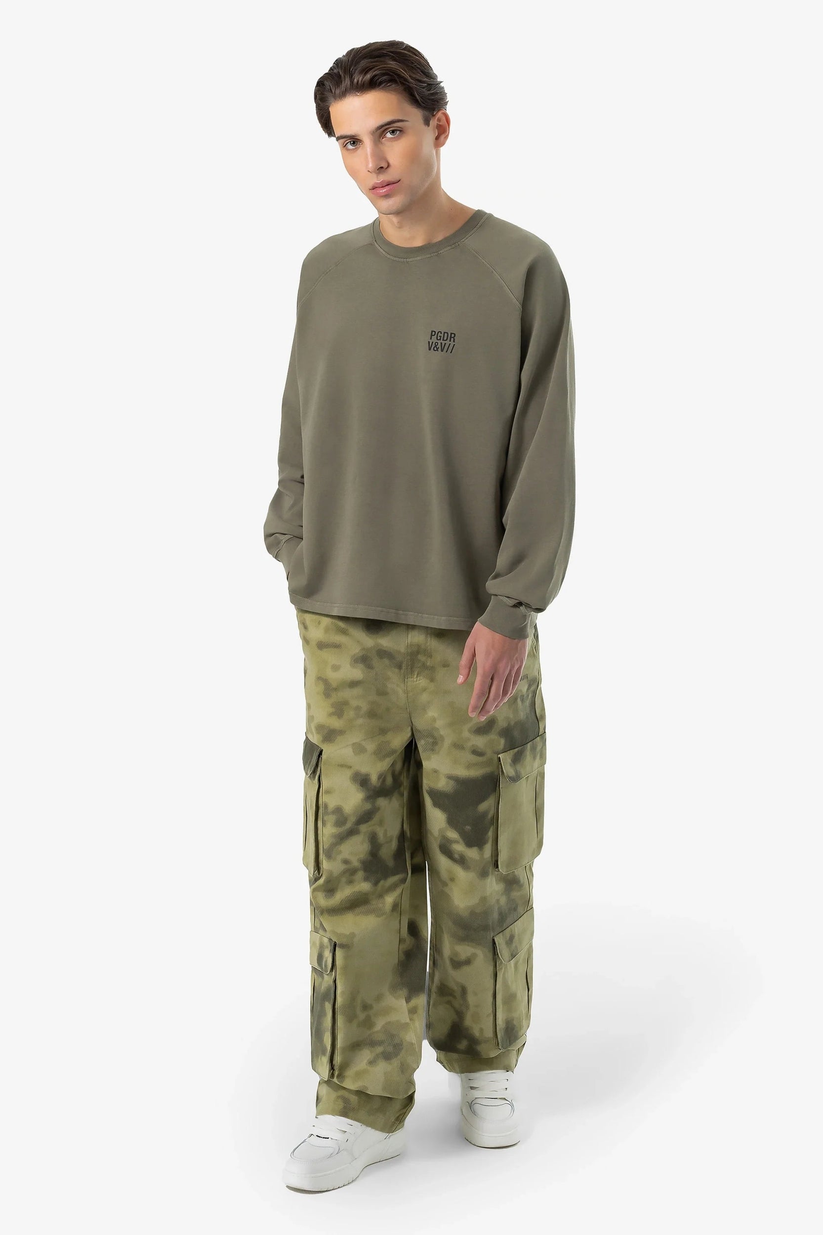 PEGADOR HARMON WIDE CARGO PANTS MUD CAMOUFLAGE MUD CAMOUFLAGE Bild 2