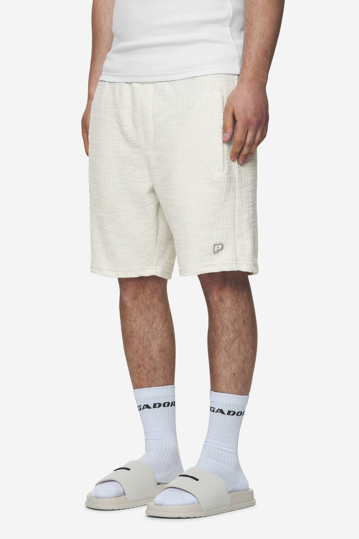 PEGADOR LIBCO STRUCTURED KNIT SHORTS SALTY CREAM SALTY CREAM Bild 3