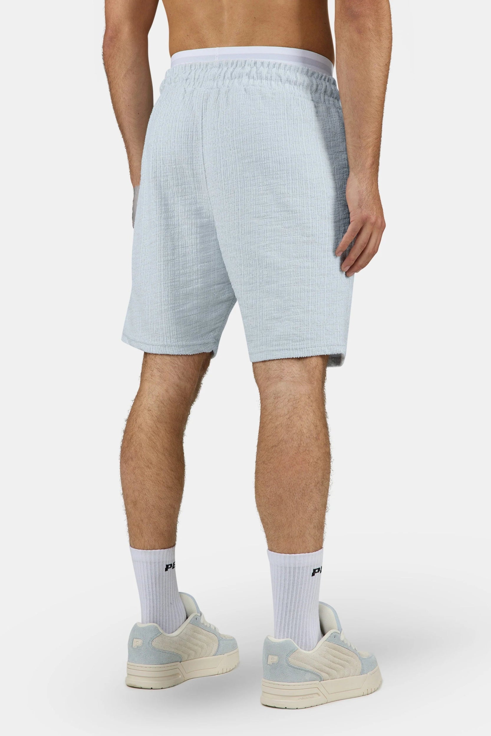 PEGADOR LIBCO STRUCTURED KNIT SHORTS WASHED DREAM BLUE WASHED DREAM BLUE UNBLEACHED WASHED DREAM BLU Bild 4