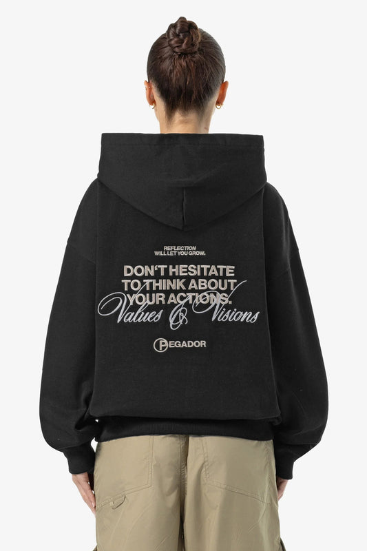PEGADOR LINA OVERSIZED HOODIE WASHED BLACK WASHED BLACK Bild 1