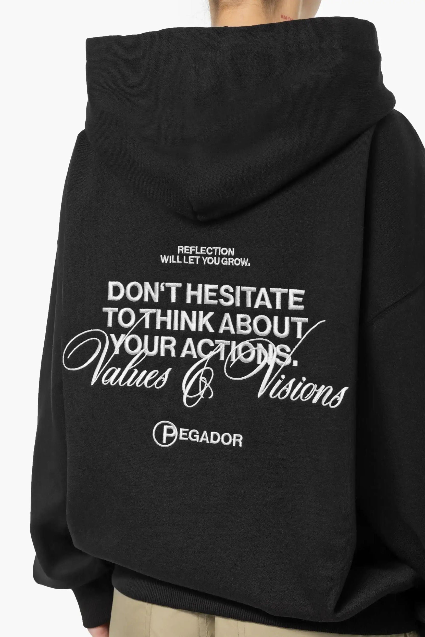 PEGADOR LINA OVERSIZED HOODIE WASHED BLACK WASHED BLACK Bild 3