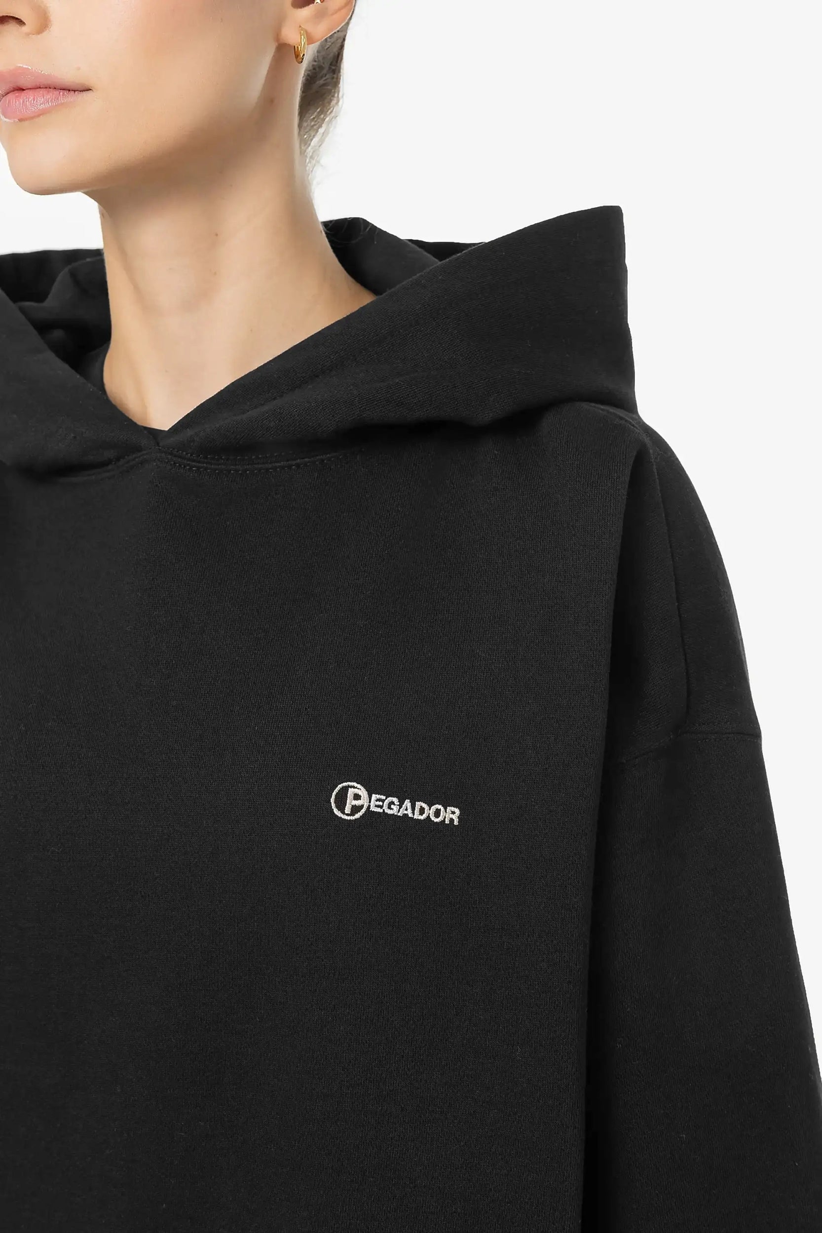 PEGADOR LINA OVERSIZED HOODIE WASHED BLACK WASHED BLACK Bild 6